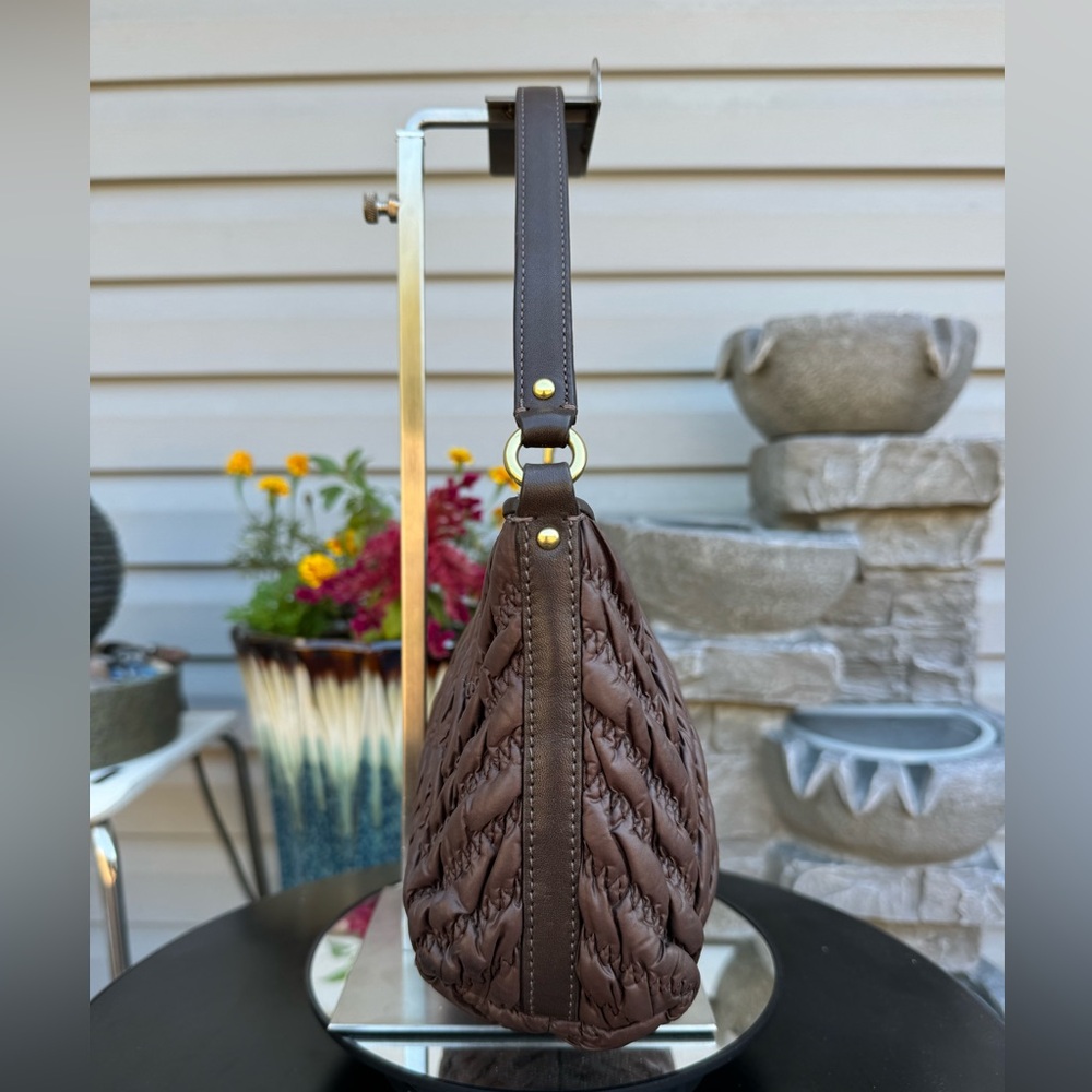 Coach 70th Anniversary Madison Chevron Shoulder Bag - Picture 3 of 12